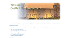 Desktop Screenshot of castlehillsgovernment.com