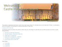 Tablet Screenshot of castlehillsgovernment.com